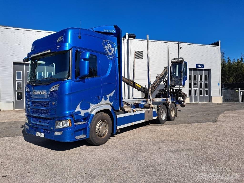 Scania R580B6X4NB Caminhões de transporte de troncos