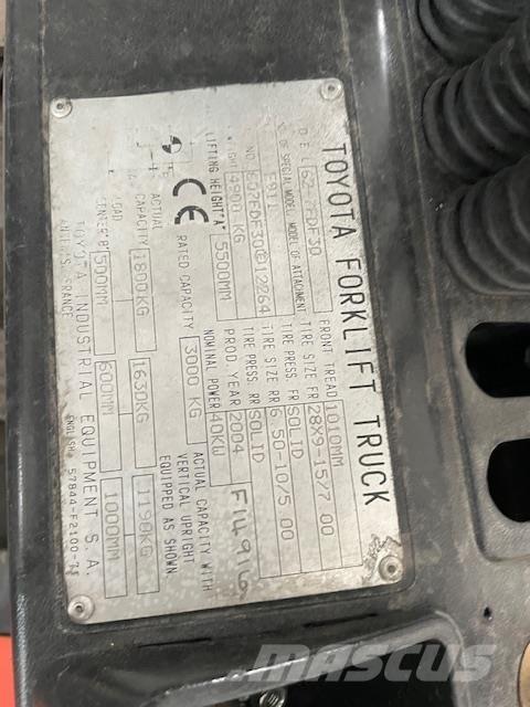 Toyota 62-7FDF30 Empilhadores Diesel