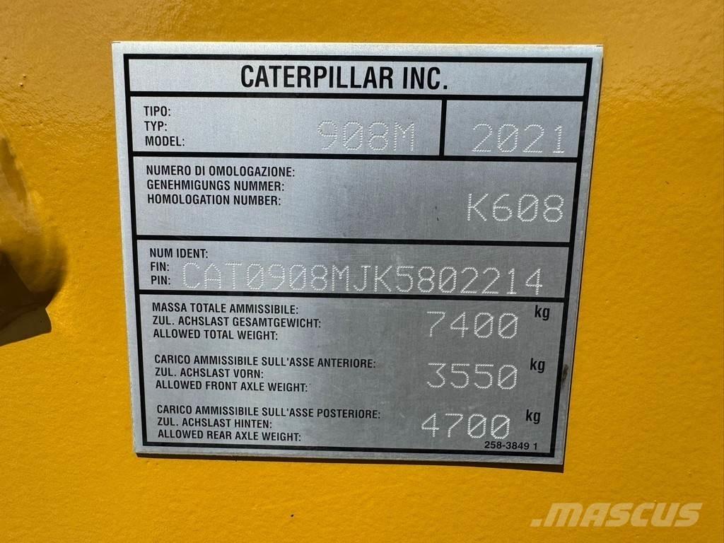 CAT 908M CE + EPA Carregadeiras de rodas