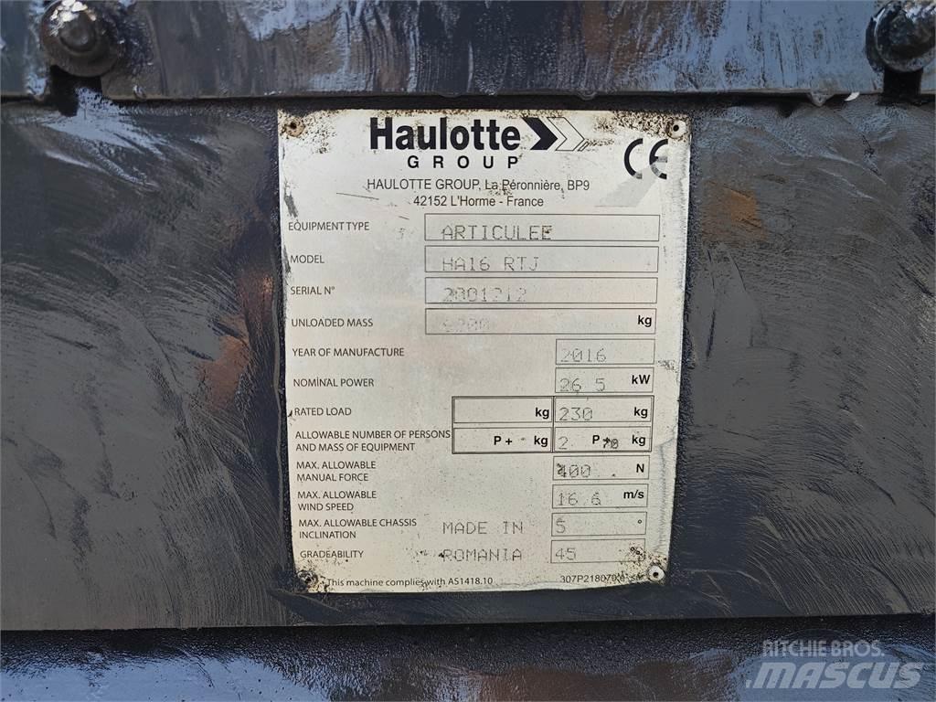 Haulotte HA16RTJ Elevadores braços articulados