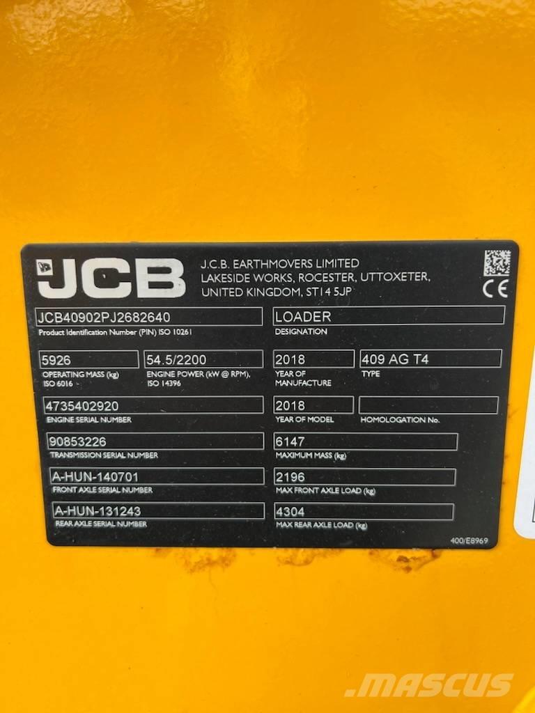 JCB 409 Carregadeiras de rodas