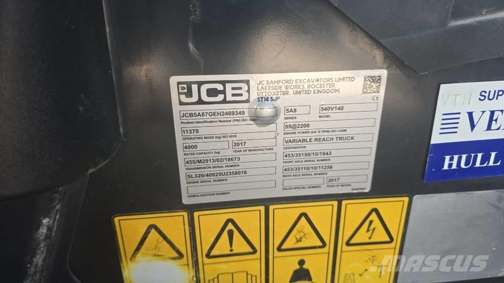 JCB 540-140 Manipulador telescópico