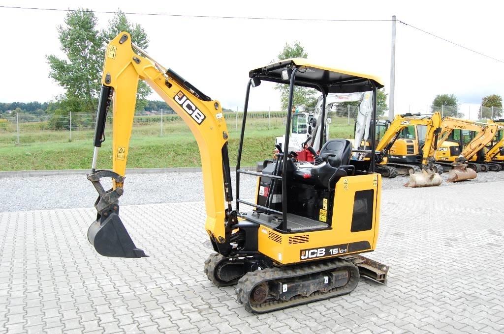 JCB 15 C-1 JCB 16C-1 Miniescavadeiras