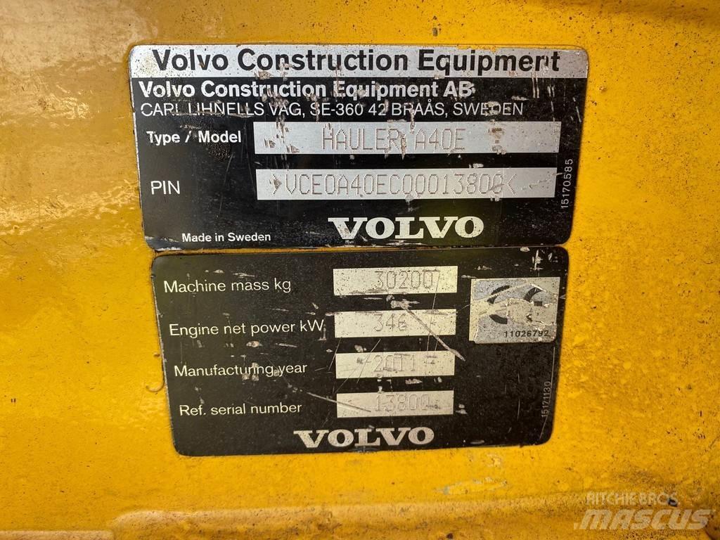 Volvo A40E Caminhões articulados
