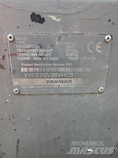 Yanmar SV 26 Miniescavadeiras