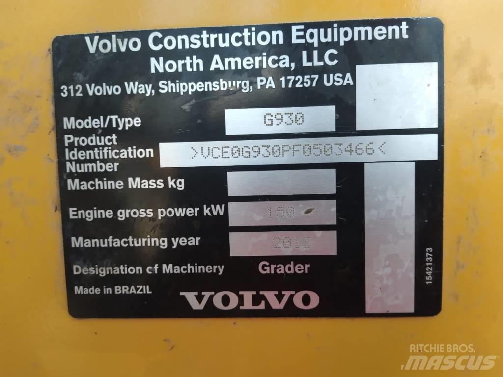 Volvo G 930 Motoniveladoras
