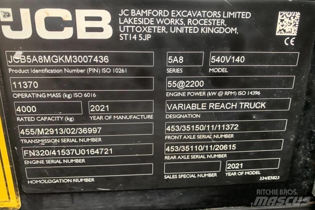 JCB 540-140 Manipulador telescópico