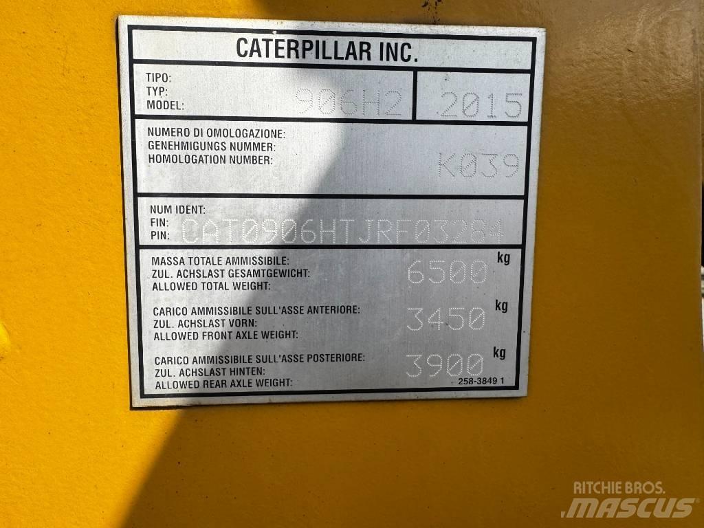 CAT 906H2 Carregadeiras de rodas
