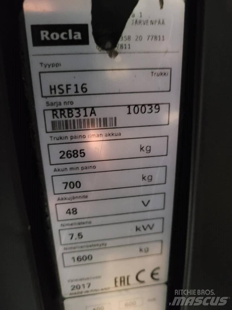 Rocla HSF16 Empilhadores Elevadores