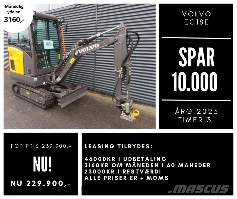 Volvo EC 18 E Miniescavadeiras