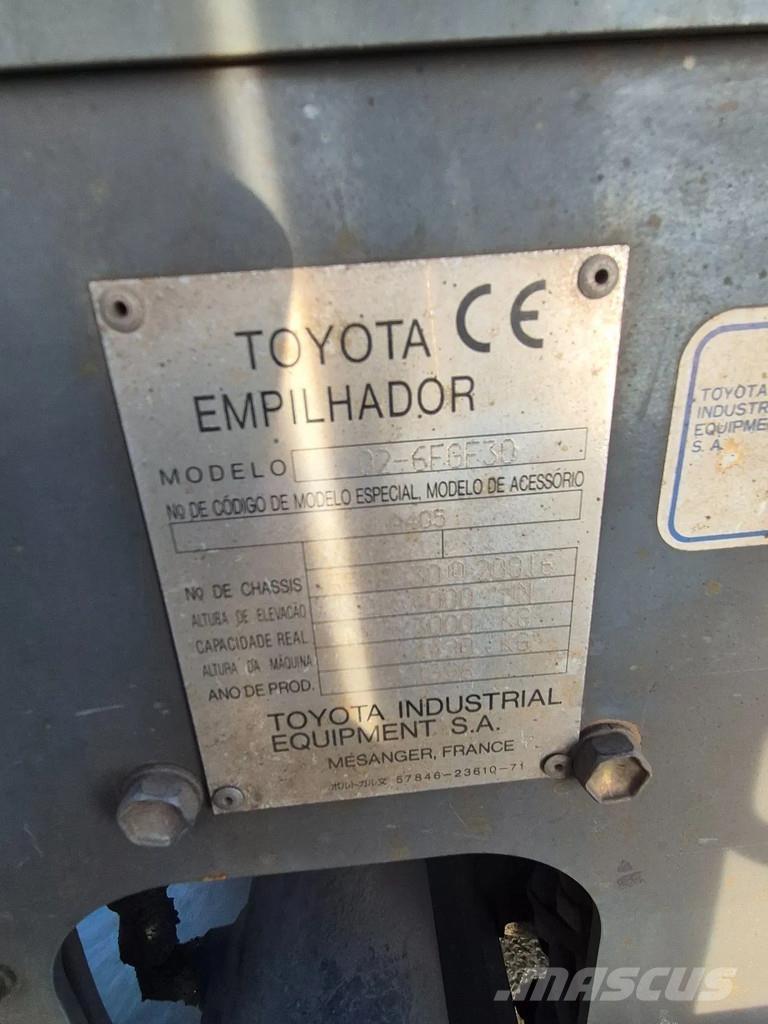 Toyota 02-6fgf30 Empilhadores a gás