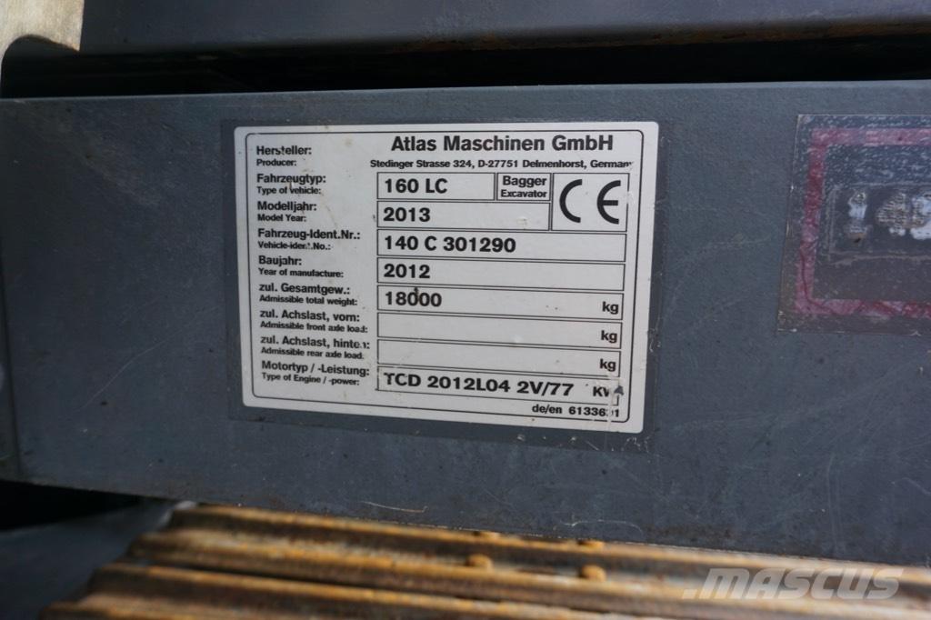 Atlas 160 LC Escavadeiras de esteiras