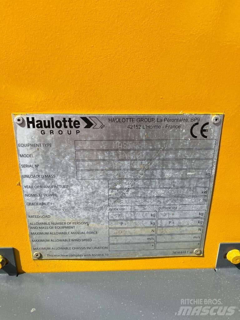 Haulotte Star-10AC Elevadores braços Telescópicos