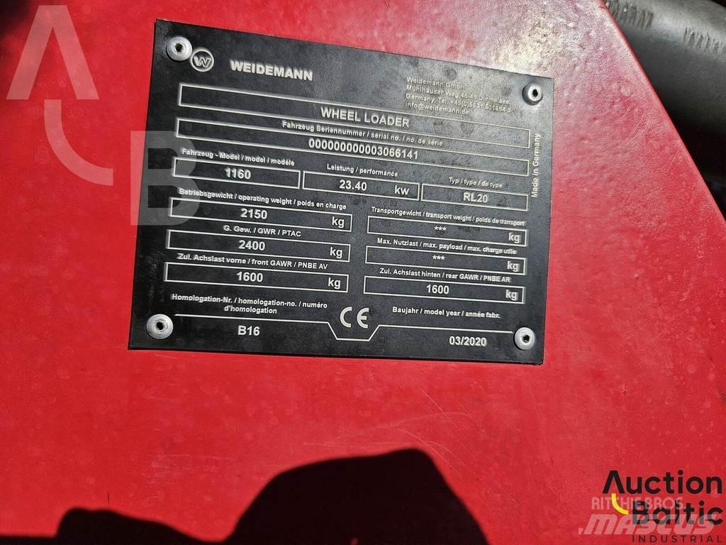 Weidemann 1160 Carregadeiras de rodas