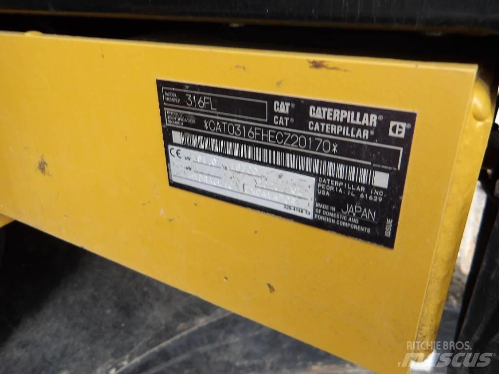 CAT 316 F Escavadeiras de esteiras