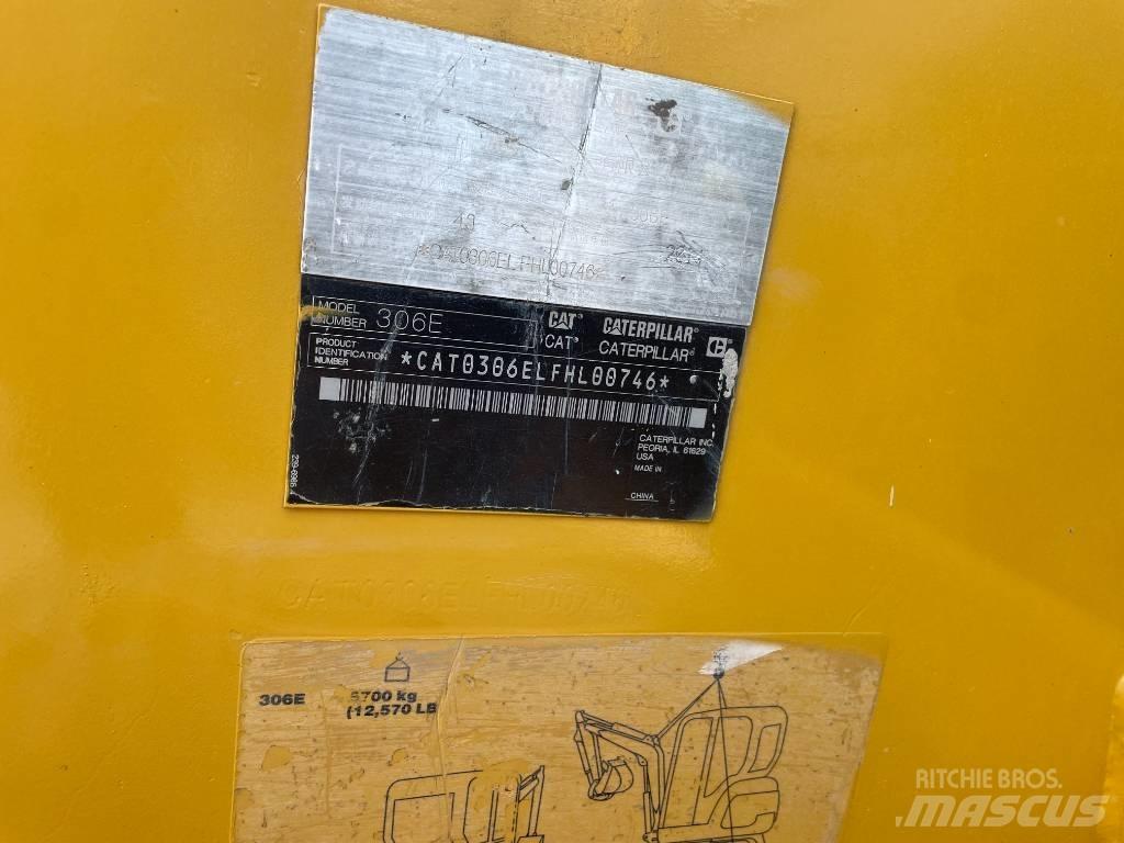 CAT 306E2 Miniescavadeiras