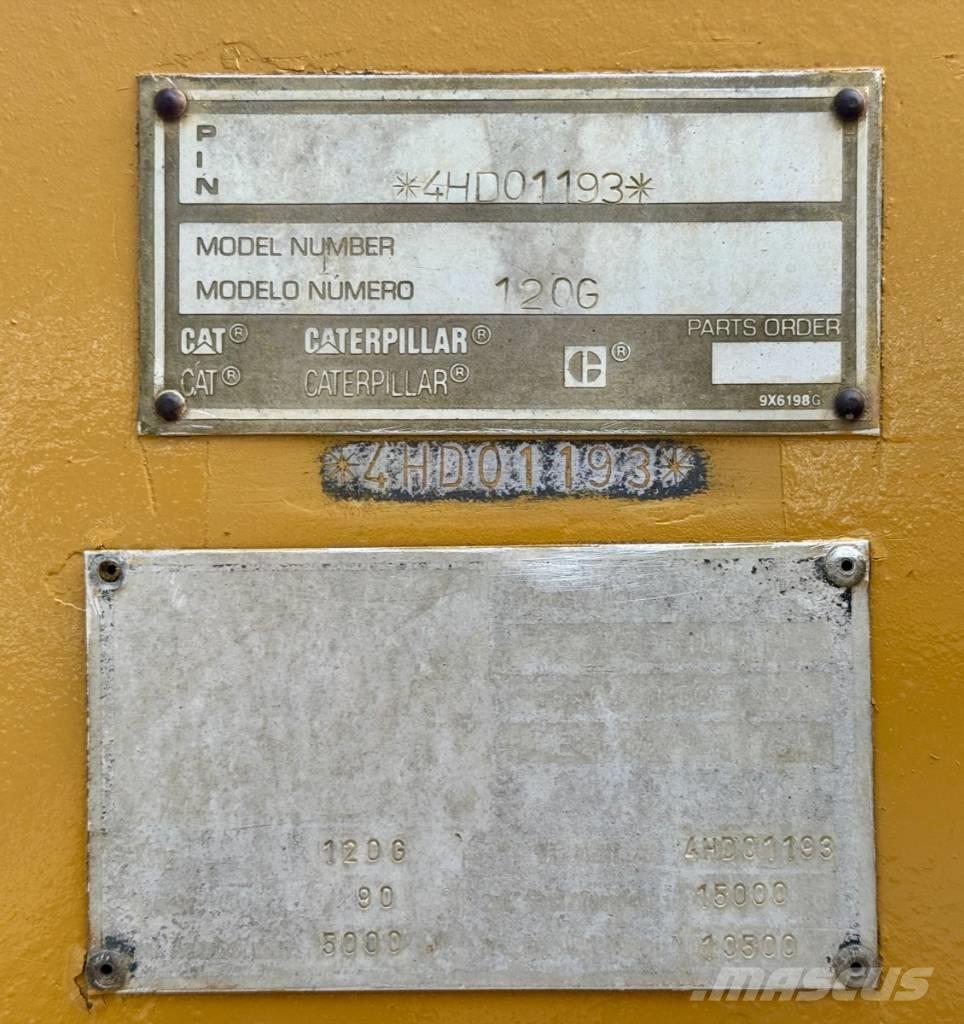 CAT 120 G Motoniveladoras