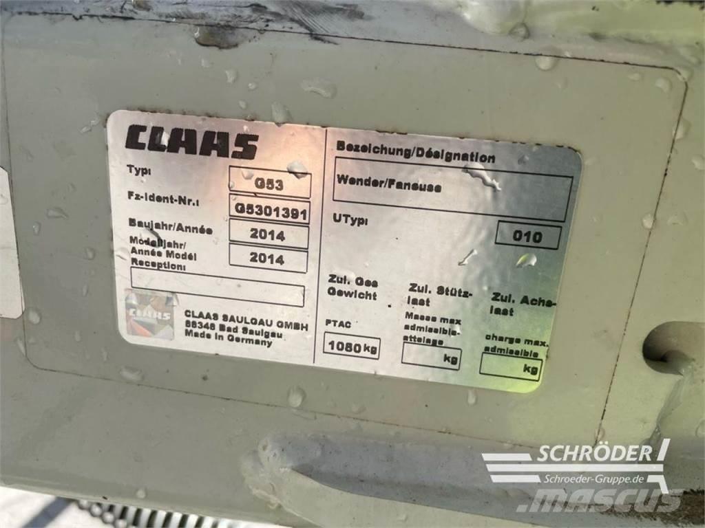 CLAAS VOLTO 800 Ancinho virador