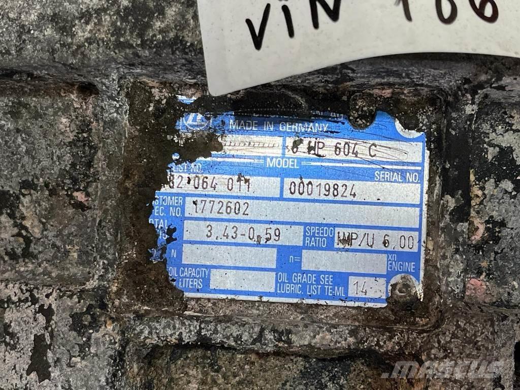 Scania 6 HP 604 C Caixas de velocidades