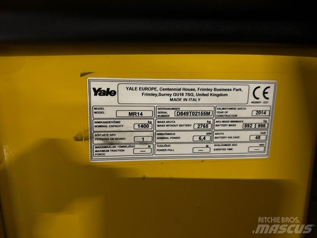Yale MR 14 Empilhadores Elevadores