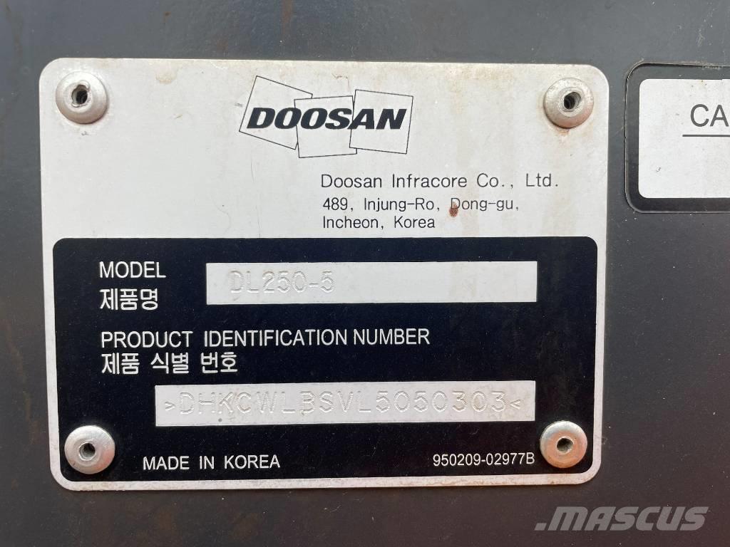 Doosan DL 250 Carregadeiras de rodas