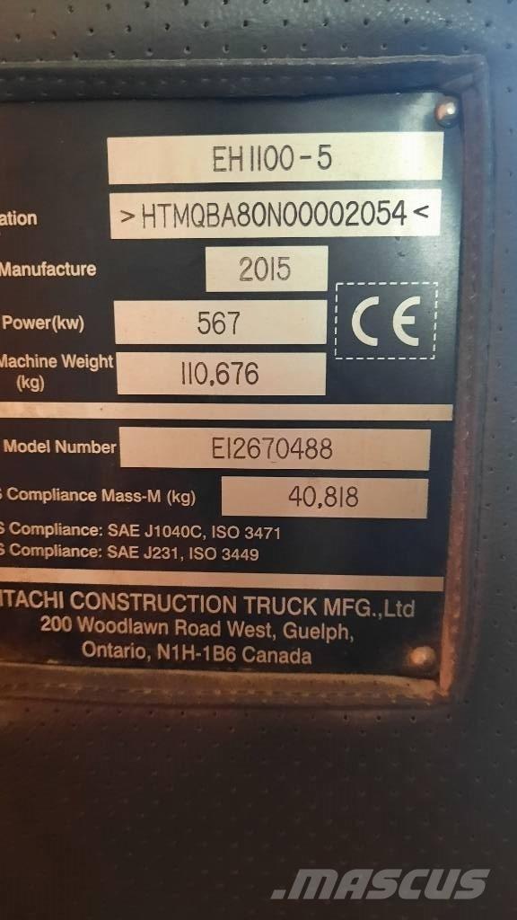 Hitachi EH 1100-5 Camiőes basculantes rígidos