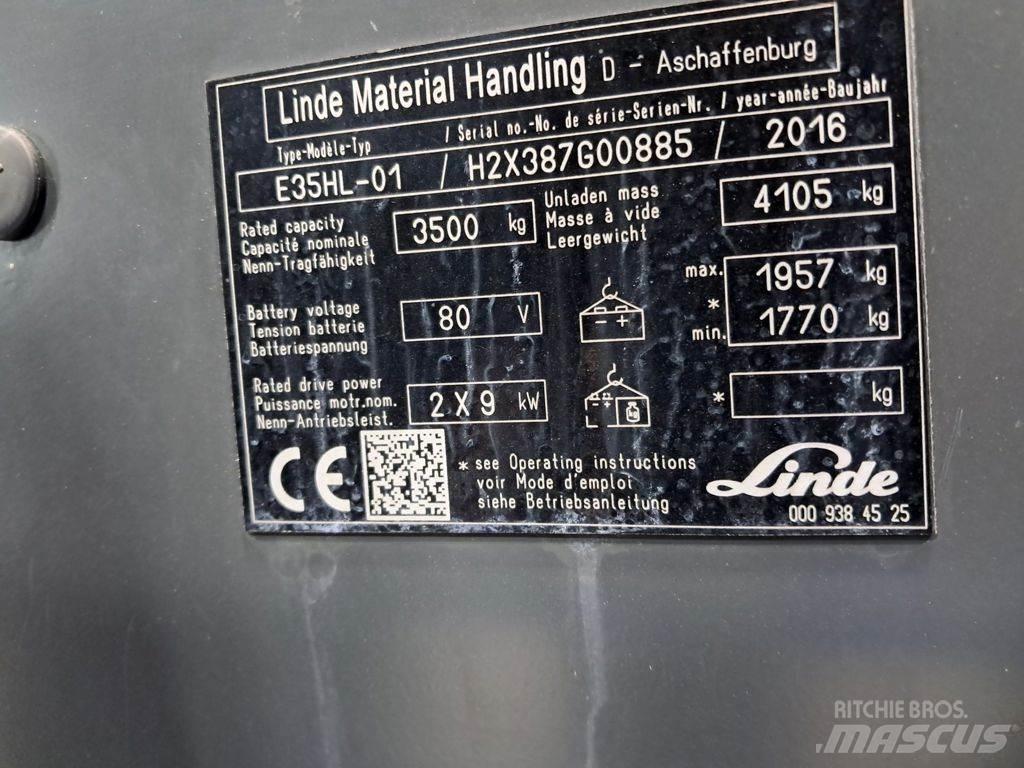 Linde E35HL-01 Empilhadores eléctricos