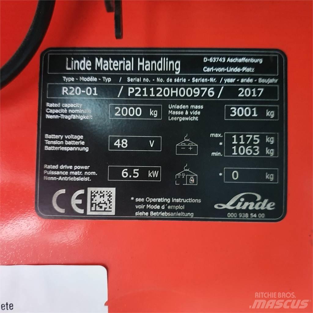 Linde R20 Empilhadores Elevadores