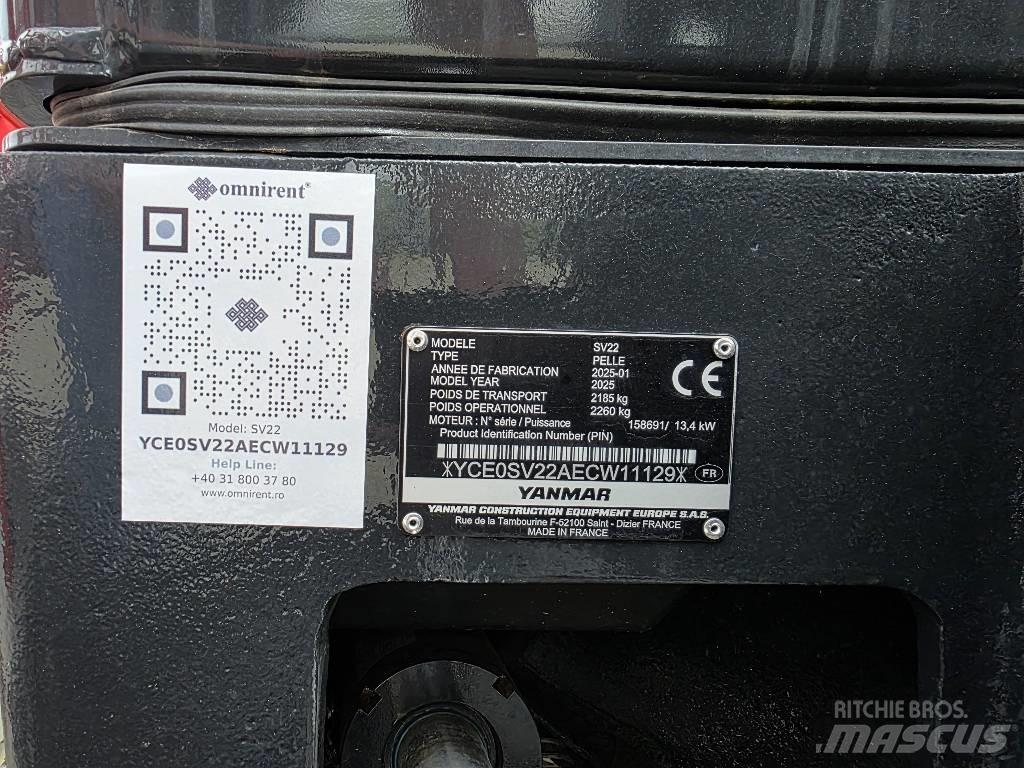 Yanmar SV 22 Miniescavadeiras