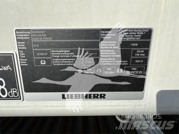 Liebherr LB30 Perfuradoras de superfície