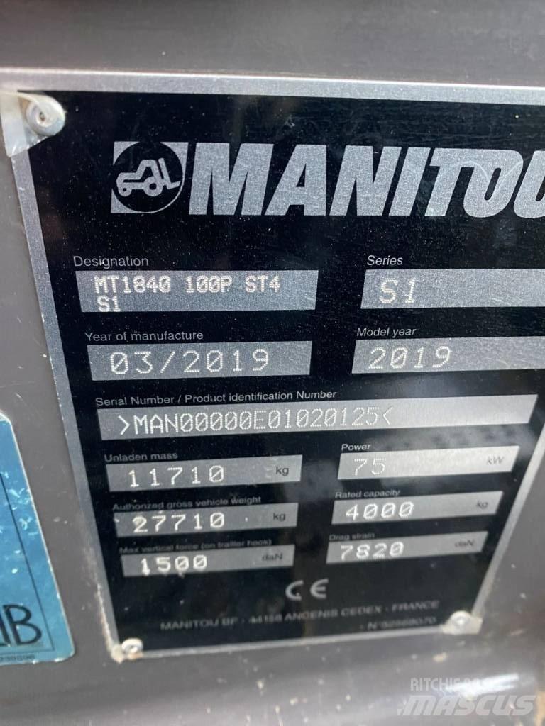 Manitou MT 1840 Manipulador telescópico