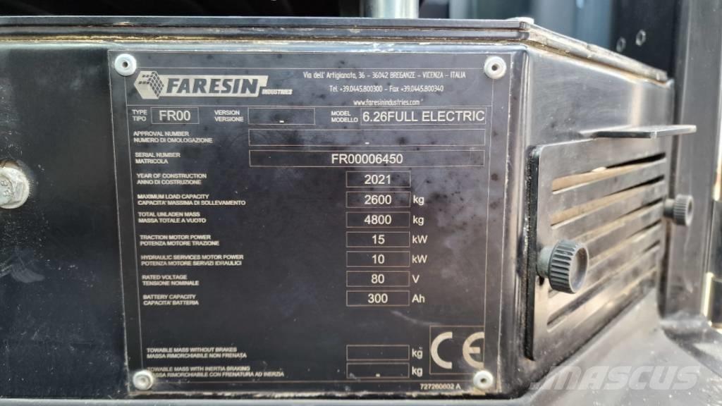 Faresin F6.26 E Manipulador telescópico