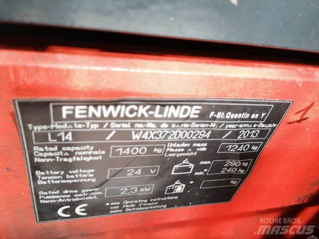 Linde L14I Empilhador para operador externo