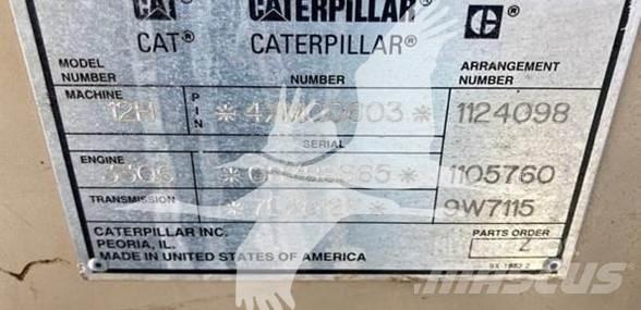 CAT 12H Motoniveladoras