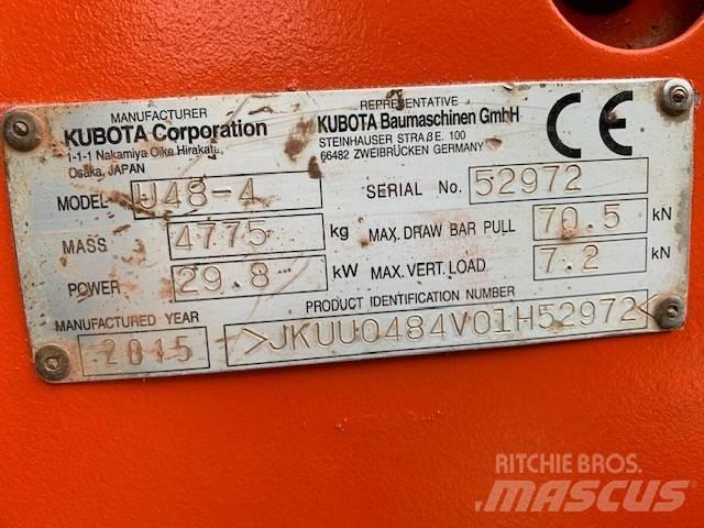 Kubota U 48-4 Miniescavadeiras