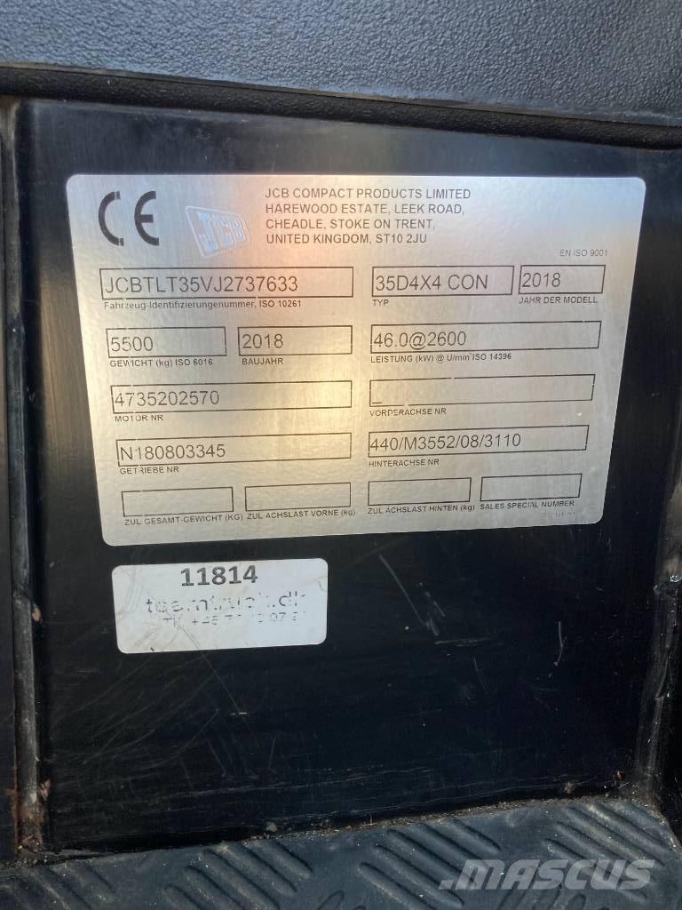 JCB TLT 35 D 4x4 Manipulador telescópico