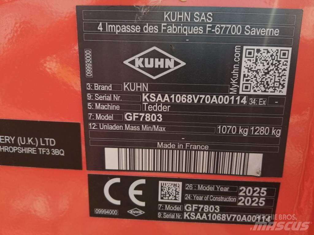 Kuhn GF7803 Ancinho virador