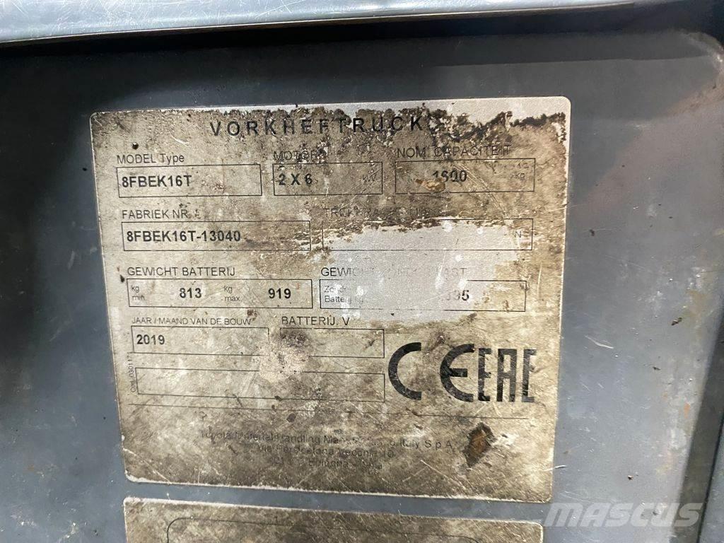 Toyota 8FBEK16T Empilhadores eléctricos