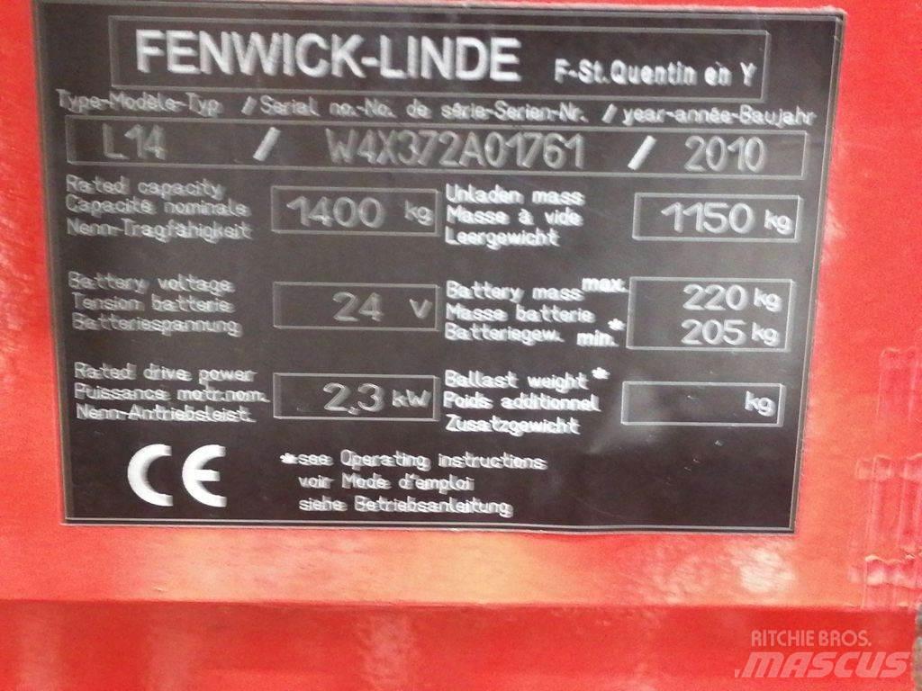 Linde L14 Empilhador para operador externo