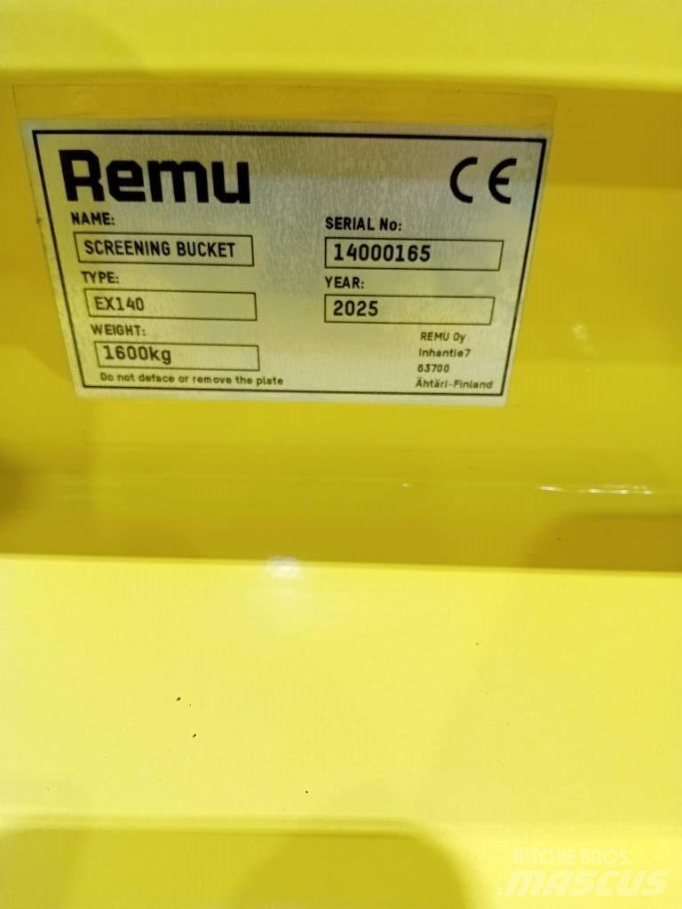 Remu EX140 Baldes crivo