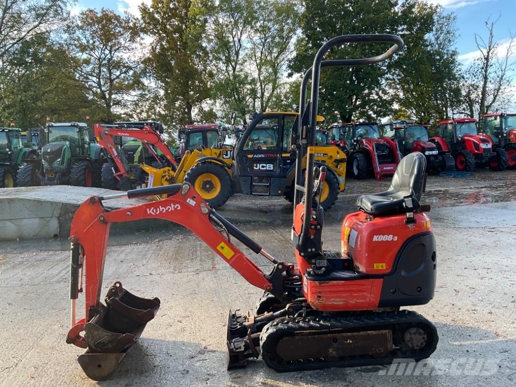 Kubota K 008-3 Miniescavadeiras