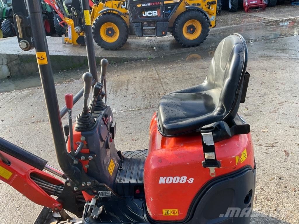 Kubota K 008-3 Miniescavadeiras