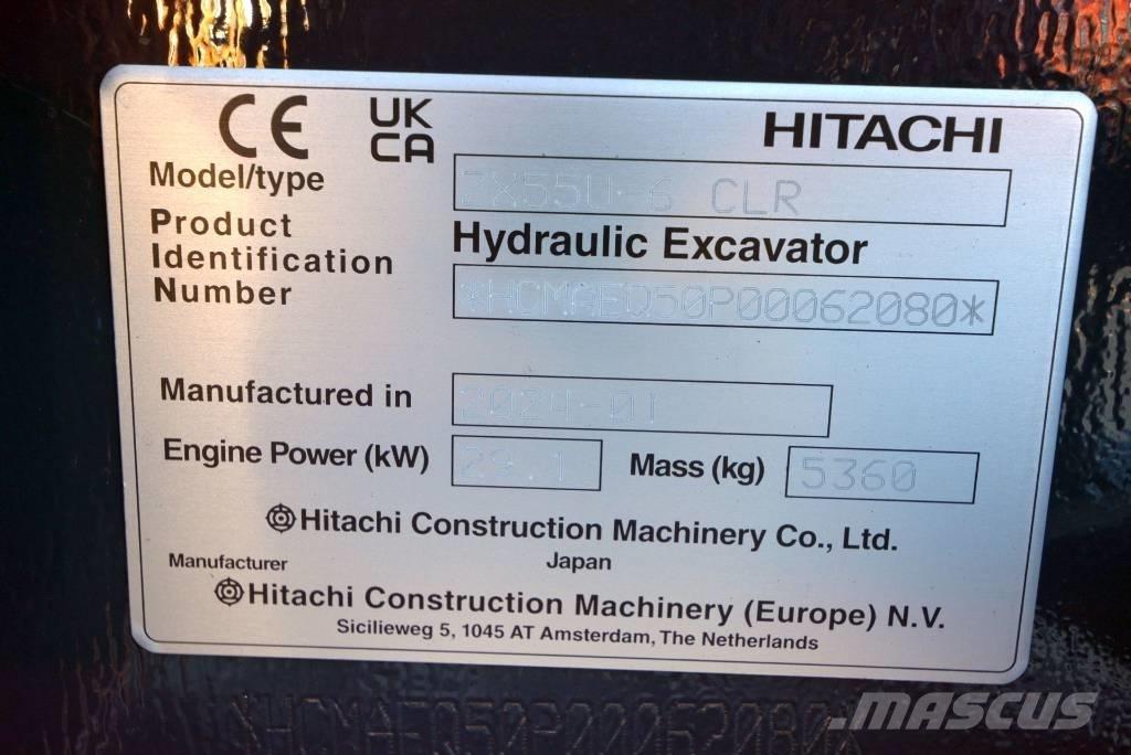 Hitachi ZX 55 U-6 Miniescavadeiras