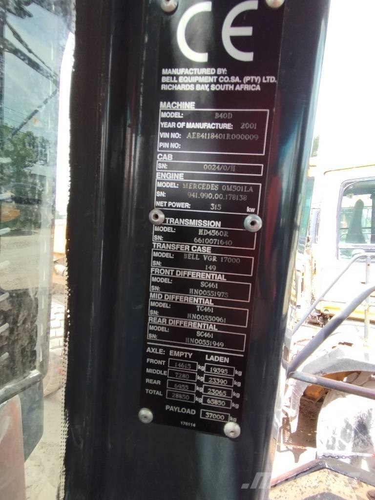 Bell B 40 D Caminhões articulados