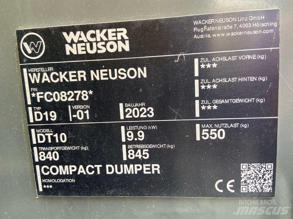 Wacker Neuson DT10 Dumpers de rastos