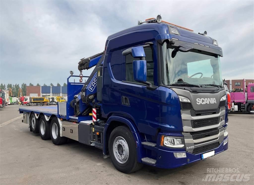 Scania G450 8X4 Camiões grua