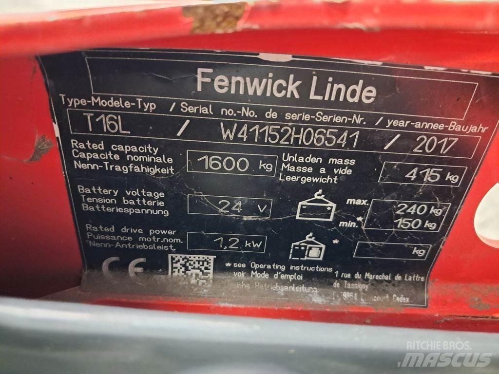 Linde T16L Movimentadores manuais de palettes