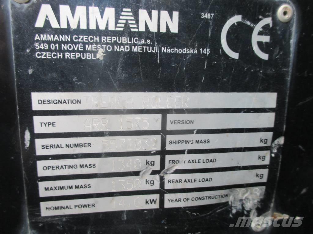 Ammann ARR 1575 Cilindros Compactadores tandem
