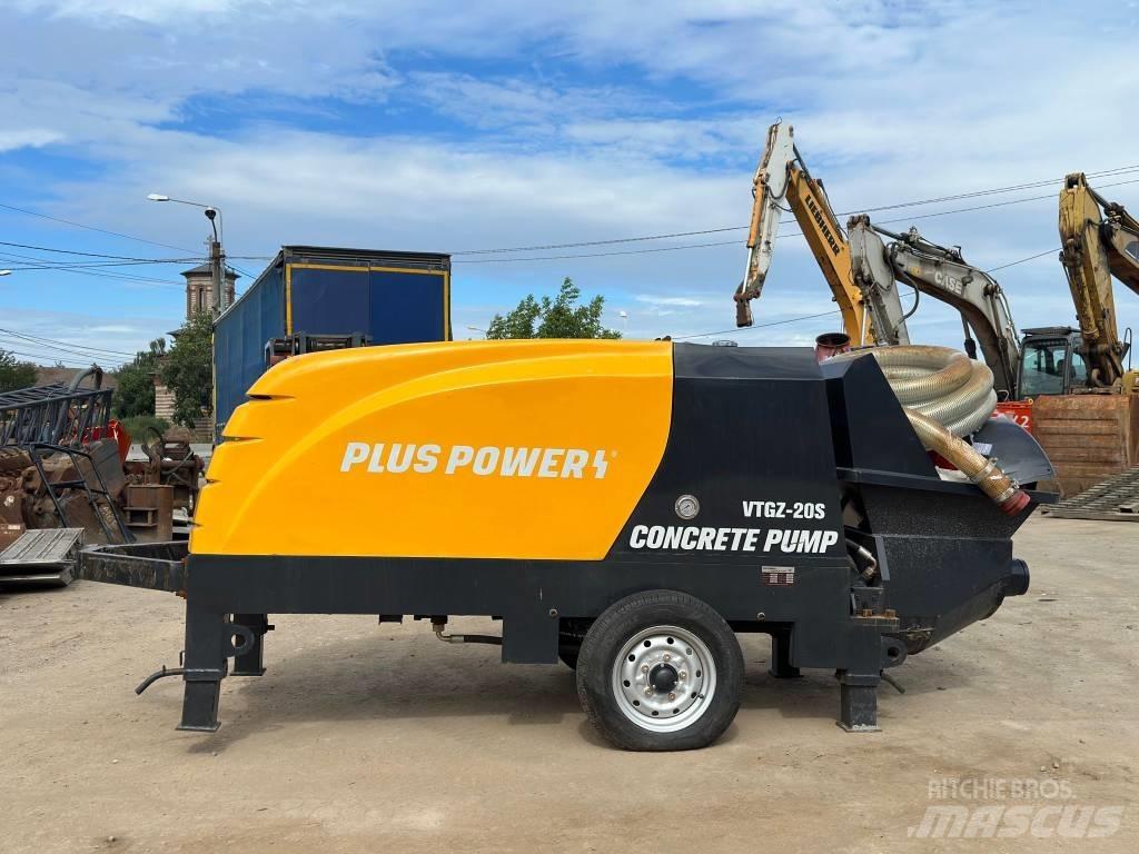 Plus Power VTGZ-20S Bombas de betonagem