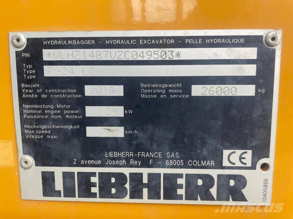 Liebherr R924 G8 Escavadeiras de esteiras
